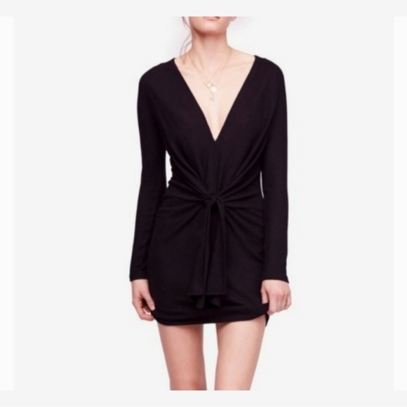 FP Movement by Free People Dresses & Skirts - Free People Chic Black Long Sleeve Dress Size M GUC